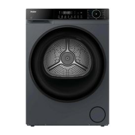 HAIER HD90-D357U1G-UK Freestanding 9kg Heat Pump Tumble Dryer Graphite