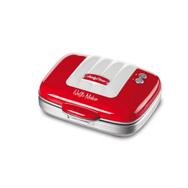 ARIETE Retro Waffle Maker - Red