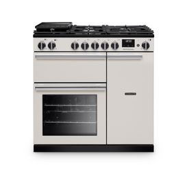 RANGEMASTER PR90DFPIVY/CM1 Professional 90 Dual Fuel Ivory with Chrome Trim