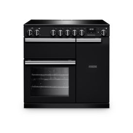 RANGEMASTER PR90EIPCBL/CM1 Professional 90 Induction Charcoal Black with Chrome Trim