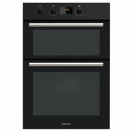 HOTPOINT DD2540BL Built-In Double Oven Black