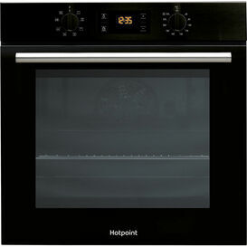 HOTPOINT SA2540HBL HydroClean Built-In Single Oven Black