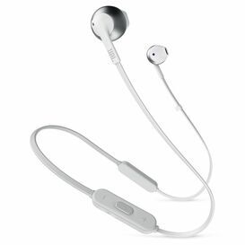 JBL EarBud Bluetooth Headphones With Mic Silver