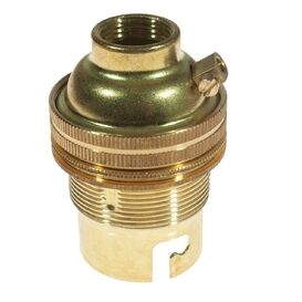 B22 Lampholder Brass