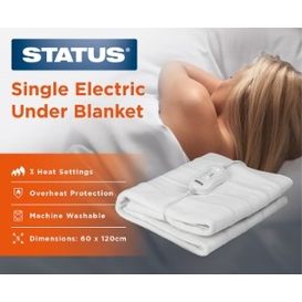 STATUS SEB1PKB 40W Single Electric Blanket