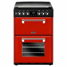 STOVES 444444724 Richmond 600DF 60cm Dual Fuel Cooker Jalapeno Red
