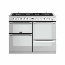 STOVES 444444502 Sterling 110cm Dual Fuel Range Cooker Stainless Steel