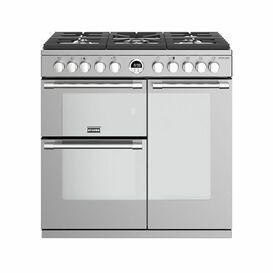 STOVES 444444482 Sterling 90cm Dual Fuel Range Cooker Stainless Steel