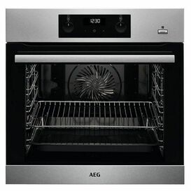 AEG BES255011M Built-In Electric Single Oven Stainless Steel