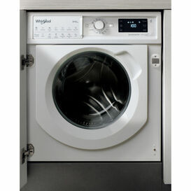 WHIRLPOOL BIWDWG961484 1400 Spin Built-In 9+6Kg Washer Dryer White