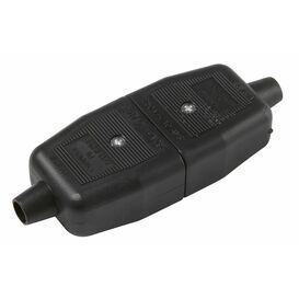 2 Pin Connector 10A Black