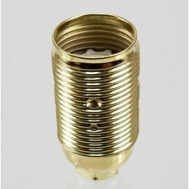 E14 Brass Lampholder (Shade Ring Separate)