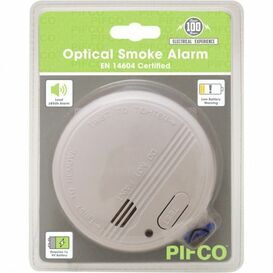 PIFCO 9V Battery Optical Smoke Alarm