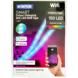 STATUS 23S5MLTRGB14 Smart RGB Colour Changing LED Tape 5m