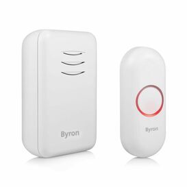 BYRON DBY-22311 Portable Wireless Door Bell White