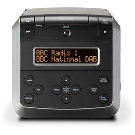ROBERTS SOUND48BK Sound 48 CD DAB Alarm Clock Radio Black