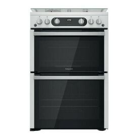 HOTPOINT HDM67G0C2CX Gas Double Oven Stainless Steel