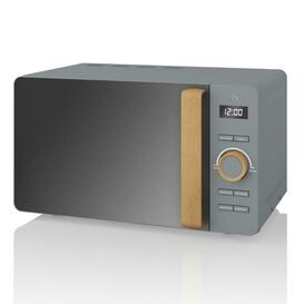 SWAN SM22036GRYN 20L Nordic Digital Microwave Grey