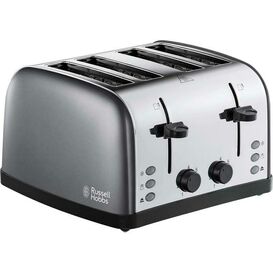 RUSSELL HOBBS 28364 4 Slice Toaster Stainless / Grey