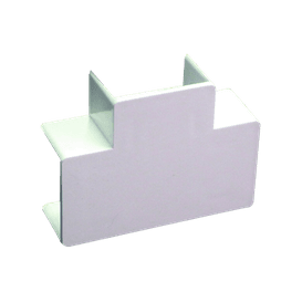 FALCON TRUNKING Angle Flat Tee 16x16mm White