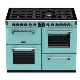 STOVES 444410971 Richmond Deluxe 110 Dual Fuel Range Country Blue