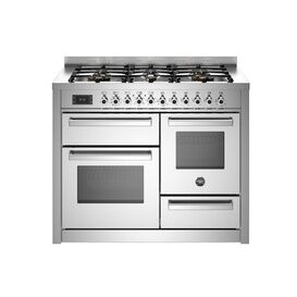 Bertazzoni Professional 110cm Range Cooker XG Oven Dual Fuel Stainless Steel PRO116L3EXT