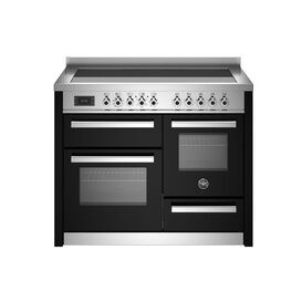 Bertazzoni Professional 110cm Range Cooker XG Induction Black PRO115I3ENET