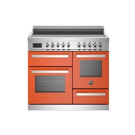 Bertazzoni Professional 100cm Range Cooker XG Induction Orange PRO105I3EART