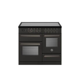 Bertazzoni Professional 100cm Range Cooker XG Induction Carbonio PRO105I3ECAT