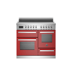 Bertazzoni Professional 100cm Range Cooker XG Oven Induction Red PRO105I3EROT2