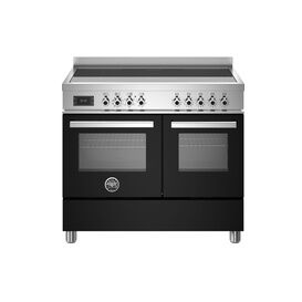 Bertazzoni Professional 100cm Range Cooker Twin Oven Electric Induction Black PRO105I2ENET