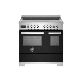 Bertazzoni Professional 90cm Range Cooker Twin Oven EIectric Black PRO95I2ENET2