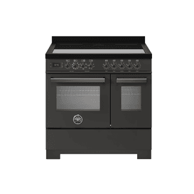 Bertazzoni Professional 90cm Range Cooker Twin Oven EIectric Induction Carbonio PRO95I2ECAT2