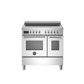 Bertazzoni Professional 90cm Range Cooker Twin Oven Electric Stainless PRO95I2EXT