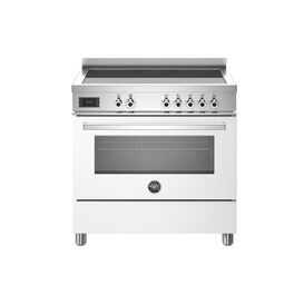 Bertazzoni Professional 90cm Range Cooker Single Oven Electric Induction White PRO95I1EBIT