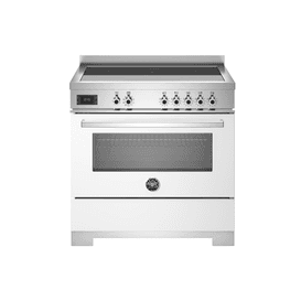 Bertazzoni Professional 90cm Range Cooker Single Oven Electric Induction White PRO95I1EBIT2