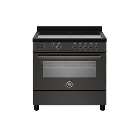 Bertazzoni Professional 90cm Range Cooker Single Oven Electric Induction Carbonio PRO95I1ECAT