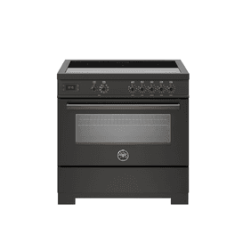 Bertazzoni Professional 90cm Range Cooker Single Oven Electric Induction Carbonio PRO95I1ECAT2
