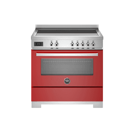 Bertazzoni Professional 90cm Range Cooker Single Oven Electric Red PRO95I1EROT2