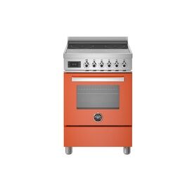 Bertazzoni Professional 60cm Single Oven Induction Cooker Gloss Orange PRO64I1EART