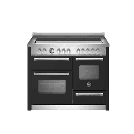 Bertazzoni Master 110cm Range Cooker XG Oven Induction Matt Black MAS115I3ENEC2