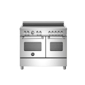 Bertazzoni Master 100cm Range Cooker Twin Oven Induction Stainless Steel MAS105I2EXC2