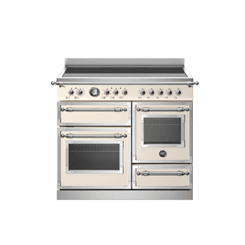 Bertazzoni Heritage 100cm Range Cooker XG Oven Induction Ivory HER105I3EAVT2