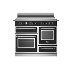 Bertazzoni Heritage 100cm Range Cooker XG Oven Induction Black HER105I3ENET