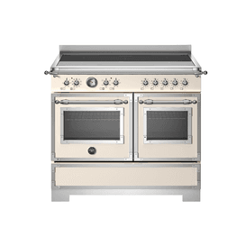 Bertazzoni Heritage 100cm Range Cooker Twin Oven Induction Ivory HER105I2EAVT2