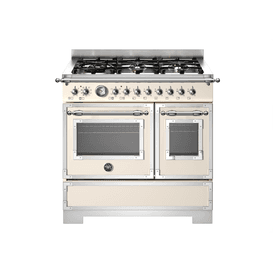 Bertazzoni Heritage 90cm Range Cooker Dual Fuel Gloss Ivory HER96L2EAVT2