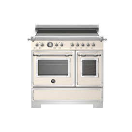 Bertazzoni Heritage 90cm Range Cooker Twin Oven Induction Ivory HER95I2EAVT2
