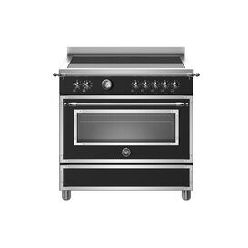 Bertazzoni Heritage 90cm Range Cooker Single Oven Induction Black HER95I1ENET