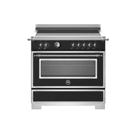 Bertazzoni Heritage 90cm Range Cooker Single Oven Induction Black HER95I1ENET2
