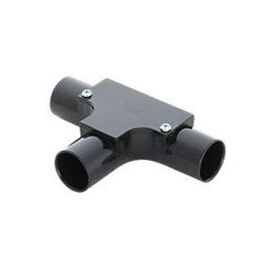 FALCON TRUNKING Tee Inspection 20mm Black